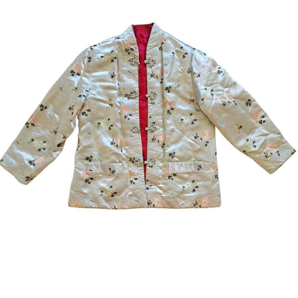Reversible Silk Quilted Kimono Jacket